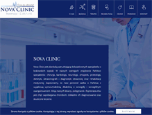 Tablet Screenshot of novaclinic.pl