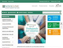 Tablet Screenshot of novaclinic.es